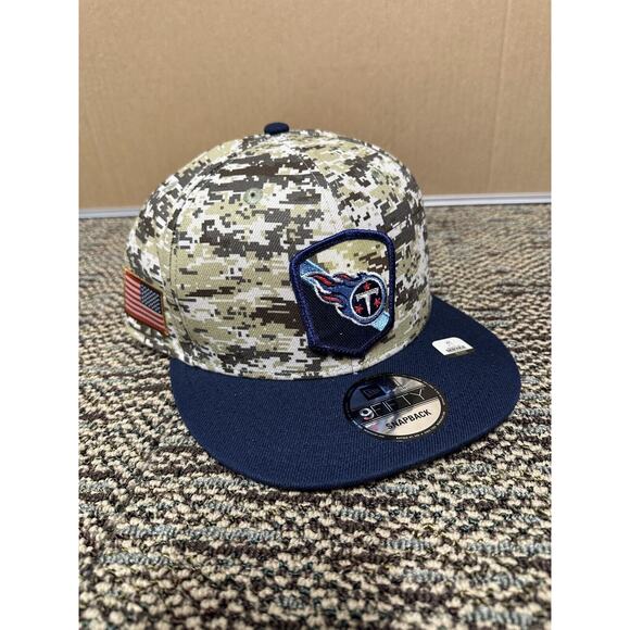 New Era Tennessee Titans NFL 9Fifty 2023 Salute To Service SnapBack Adjustable - Picture 1 of 4